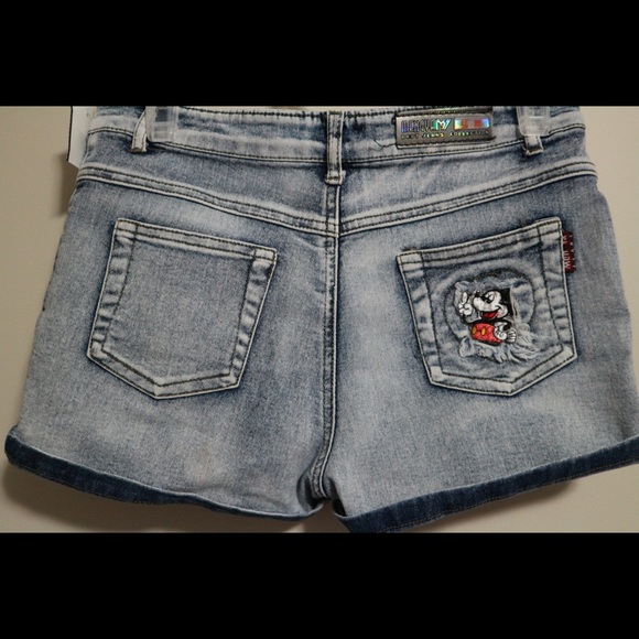 DISNEY Mickey Mouse Jean Shorts - Picture 8 of 9